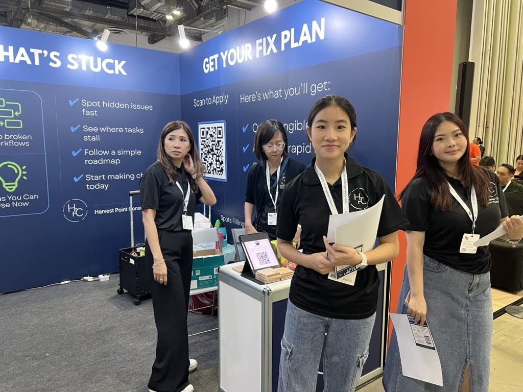 The Harvest Point Consulting team at The Business Show Asia